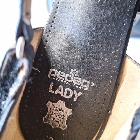 Naturalizer Black Joslin Leather Strappy Casual Comfort Sandals Size 10N - Picture 11 of 12